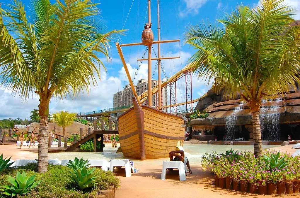 Daire Piazza Diroma Acesso Incluso Ao Acqua Park Splash Caldas Novas Brezilya