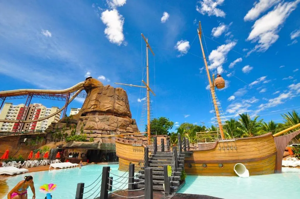 Appartamento Piazza Diroma Acesso Incluso Ao Acqua Park Splash Caldas Novas Brasile